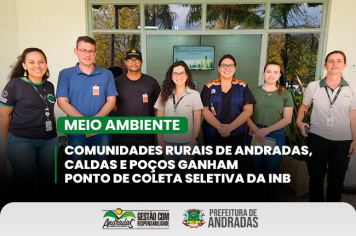 Comunidades rurais de Andradas ganham ponto de coleta seletiva