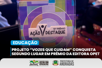 Andradas é prata na Educação Nacional