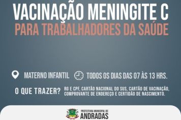 MENINGITE TIPO C: VACINA ESTÁ DISPONÍVEL APENAS PARA OS PROFISSIONAIS DE SAÚDE