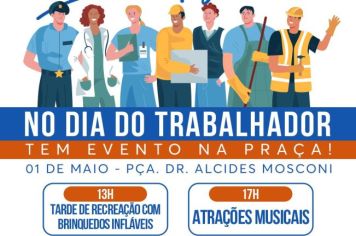 PREFEITURA DE ANDRADAS PROMOVE EVENTO FESTIVO PARA COMEMORAR O DIA DO TRABALHO