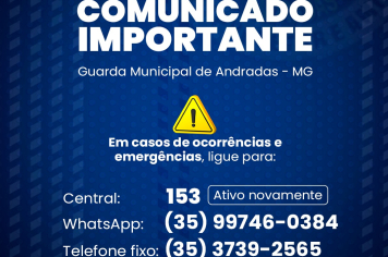 Central de Emergência da Guarda Municipal – 153