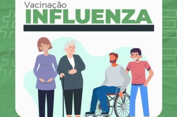 VACINAÇÃO CONTRA A GRIPE INFLUENZA TEM INÍCIO NA PRÓXIMO SEGUNDA-FEIRA, 01 DE ABRIL, EM ANDRADAS