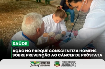 Novembro Azul: Secretaria de Saúde promove ação no Parque Municipal
