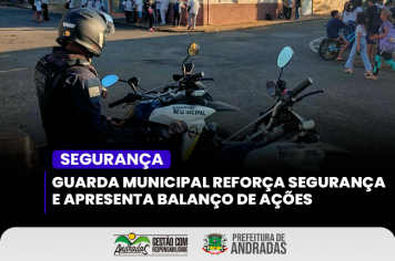 Guarda Municipal de Andradas apresenta balanço das ações