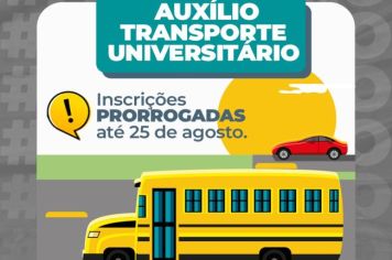 RENOVAÇÃO DO AUXÍLIO TRANSPORTE INTERMUNICIPAL