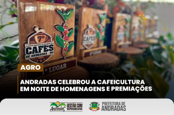 Andradas celebra os melhores cafés do município em noite de homenagem e premiações