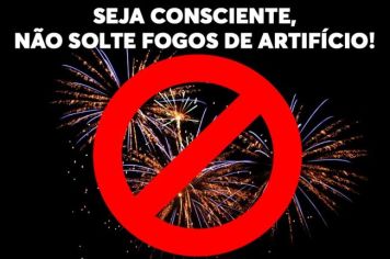 SEJA CONSCIENTE, NÃO SOLTE FOGOS DE ARTIFÍCIO!