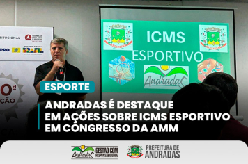 Esporte de Andradas é destaque em Congresso