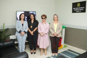 PREFEITA MARGOT PIOLI PARTICIPA DA INAUGURAÇÃO DO NÚCLEO INTEGRADO DE ATENDIMENTO À MULHER EM ANDRADAS