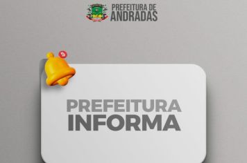 INSCRIÇÕES ABERTAS: PREFEITURA DE ANDRADAS REALIZA PROCESSO SELETIVO