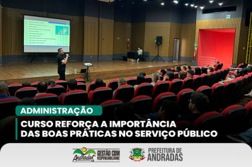 Prefeitura de Andradas promove capacitação sobre atendimento ao público para servidores municipais