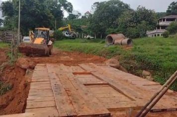 PREFEITURA DE ANDRADAS CONSTRÓI NOVA PONTE DE ACESSO AO BAIRRO DOS GONÇALVES, NA ZONA RURAL