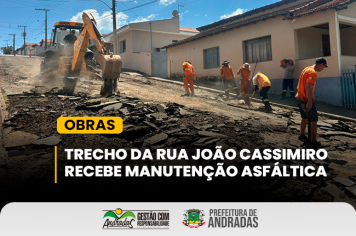 Setor de Obras intensifica manutenção das vias públicas