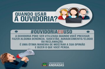 QUANDO UTILIZAR A OUVIDORIA?