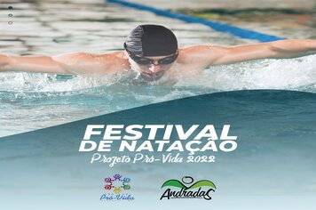 FESTIVAL DE NATAÇÃO SERÁ REALIZADO EM ANDRADAS NESTE DOMINGO, 01 DE MAIO