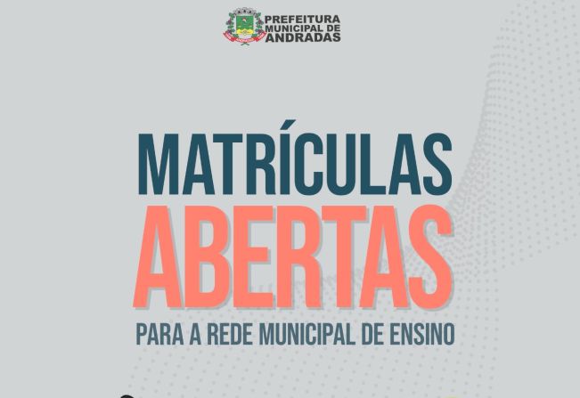 MATRÍCULAS NA REDE MUNICIPAL DE ENSINO PARA 2024: SAIBA O QUE FAZER!