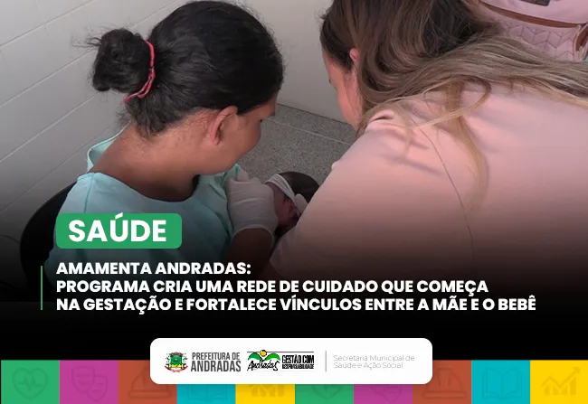 Prefeitura de Andradas lança o programa Amamenta Andradas