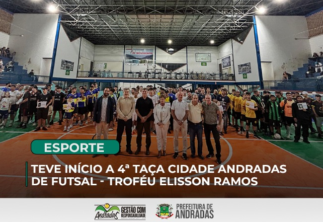 4ª Taça Cidade de Andradas de Futsal