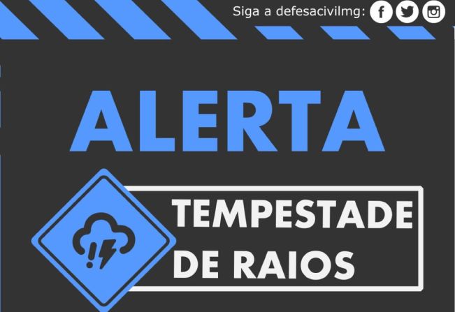 ATENÇÃO: ALERTA DE TEMPESTADE SEVERA EM ANDRADAS!