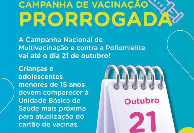 POLIOMIELITE: ANDRADAS NÃO ATINGE A META DE IMUNIZAÇÃO DO MINISTÉRIO DA SAÚDE E CAMPANHA CONTRA A DOENÇA FOI RETOMADA