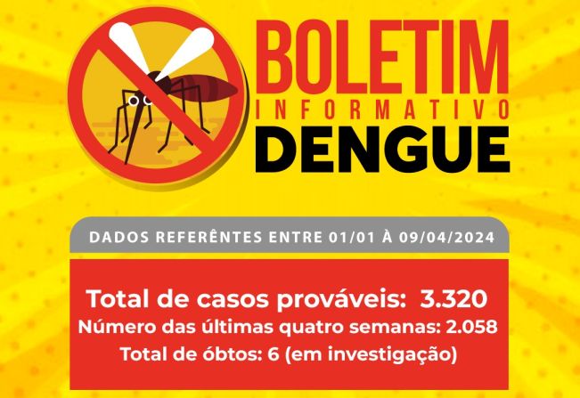 MAIS DOIS ÓBITOS COM SUSPEITA DE DENGUE SÃO REGISTRADOS EM ANDRADAS