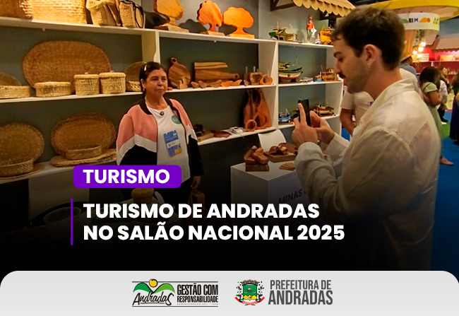 Andradas marca presença no Salão Nacional do Turismo 2025