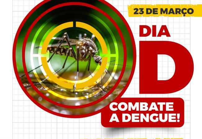 DENGUE: ANDRADAS PROMOVE NESTE SÁBADO, 23 DE MARÇO, DIA D CONTRA A DOENÇA