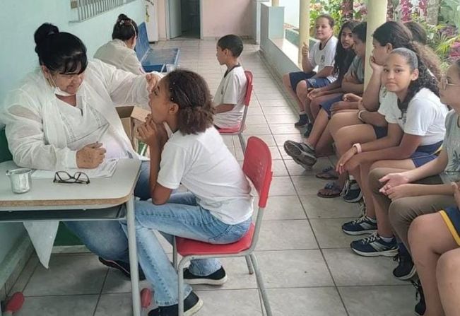 AGENTES DO POSTO DE SAÚDE DO RIO NEGRO PROMOVEM ATIVIDADES SOBRE SAÚDE BUCAL E DENGUE/FEBRE AMARELA