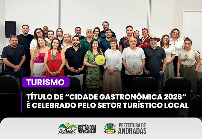Andradas celebra a conquista do título de 