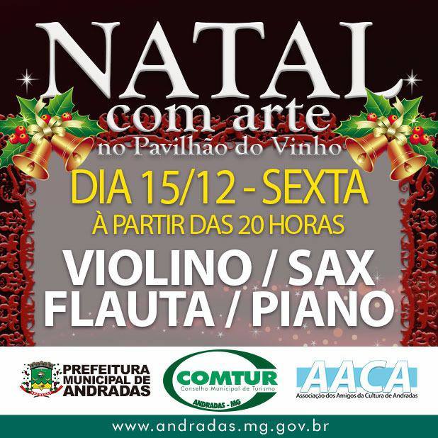 Programação de Natal para o final de semana