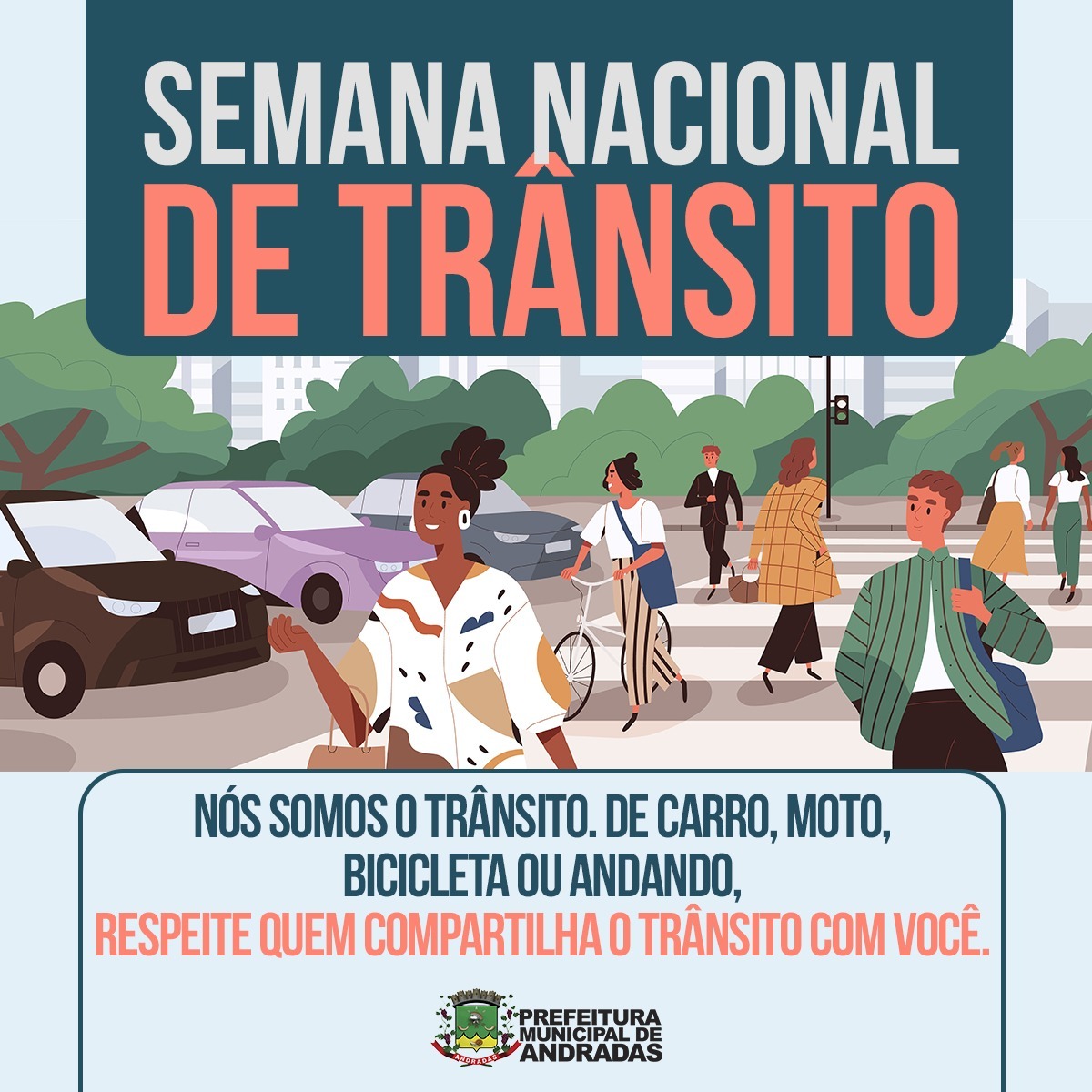 RESPEITE O SEU COMPANHEIRO DE TRÂNSITO!