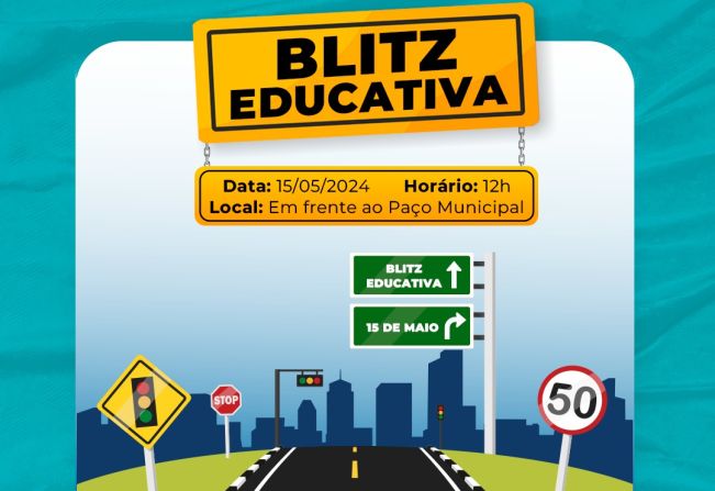 PREFEITURA DE ANDRADAS PROMOVE BLITZ EDUCATIVA SOBRE A SEGURANÇA NO TRÂNSITO