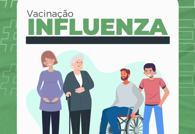 GRIPE INFLUENZA: VACINAÇÃO TEM INÍCIO NA PRÓXIMO SEGUNDA-FEIRA, 03 DE ABRIL, EM ANDRADAS