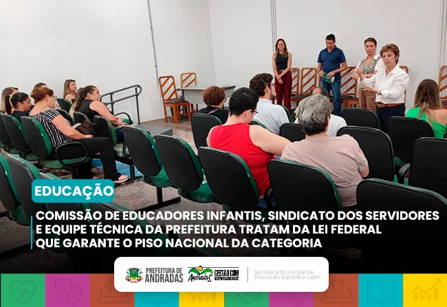 Prefeitura apresenta estudos sobre enquadramento dos Educadores Infantis na carreira do magistério