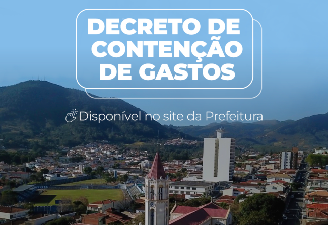 PREFEITURA DE ANDRADAS PUBLICA DECRETO DE CONTENÇÃO DE GASTOS DEVIDO À QUEDA DOS REPASSES GOVERNAMENTAIS