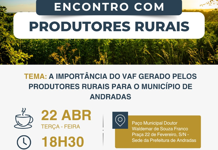 Convite Essencial aos Produtores Rurais de Andradas!