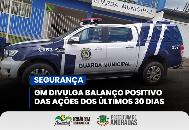 Ações da Guarda Municipal de Andradas