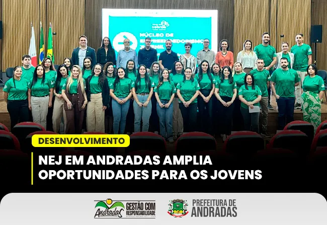Andradas inaugura Núcleo de Empreendedorismo Juvenil e amplia oportunidades para os jovens