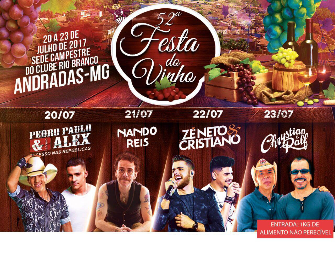 Lançamento Oficial da 52ª Festa do Vinho