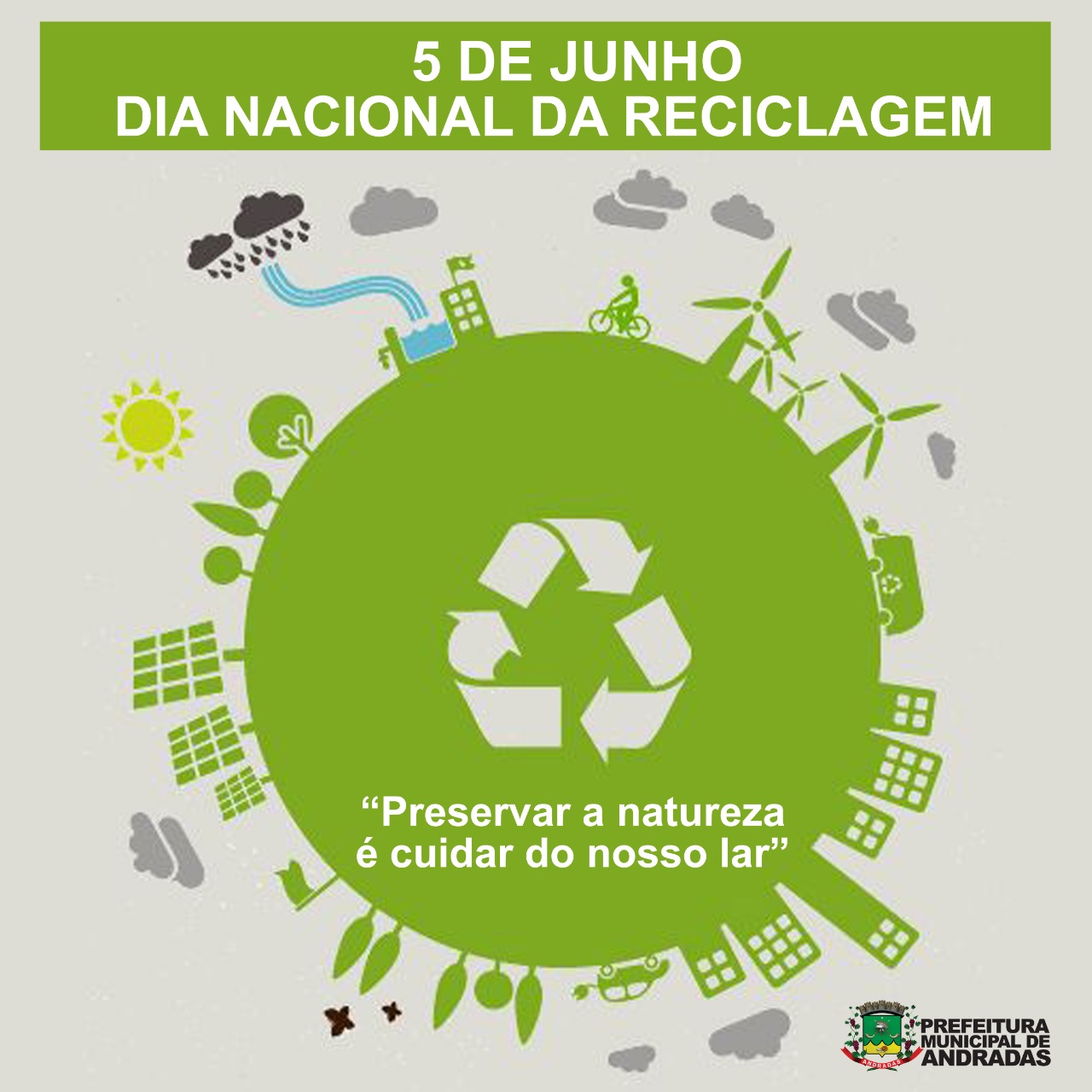 5 DE JUNHO DIA NACIONAL DA RECICLAGEM