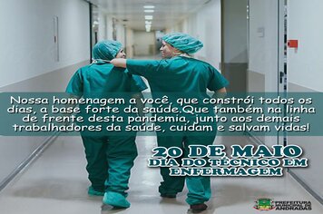 20 DE MAIO DIA DO TÉCNICO DE ENFERMAGEM