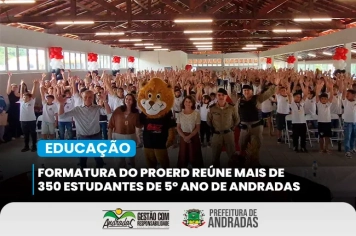 Prefeitura destaca formatura do PROERD nesta terça-feira, 18