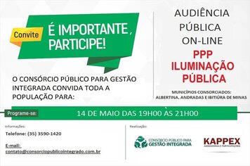AUDIÊNCIA PÚBLICA ONLINE