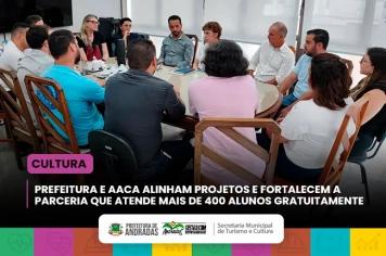 Prefeitura e AACA alinham ações em reunião sobre Cultura