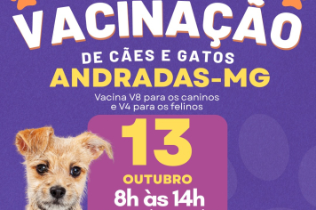 Vacinação para cães e gatos