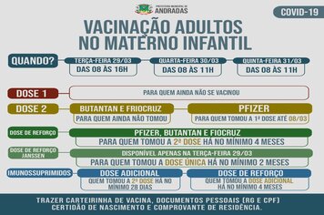 COVID-19: PREFEITURA DE ANDRADAS INTENSIFICA VACINAÇÃO NA PRÓXIMA SEMANA