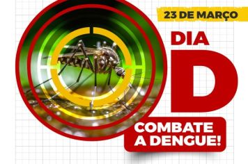 DIA D CONTRA A DENGUE EM ANDRADAS ACONTECE NESTE SÁBADO, 23 DE MARÇO