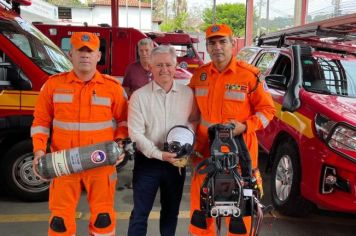 ANDRADAS É BENEFICIADA COM A ENTREGA DE NOVO EQUIPAMENTO PARA O POSTO AVANÇADO DOS BOMBEIROS NO MUNICÍPIO