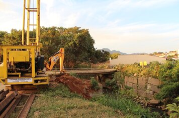 Equipe administrativa visita obras da Prefeitura