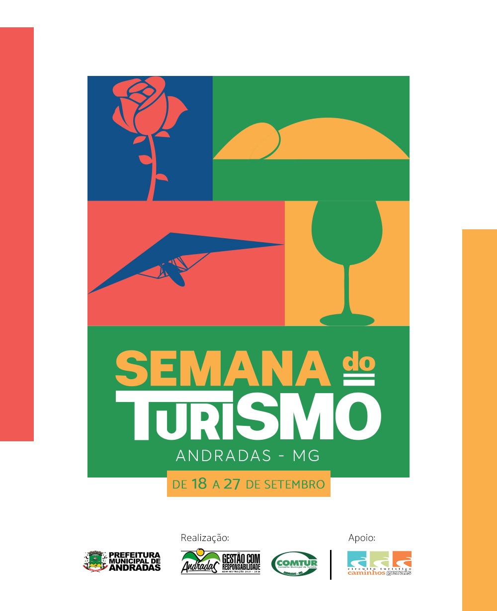 SEMANA DE TURISMO DE ANDRADAS: PREFEITURA E COMTUR PROMOVEM DIVERSAS ATIVIDADES